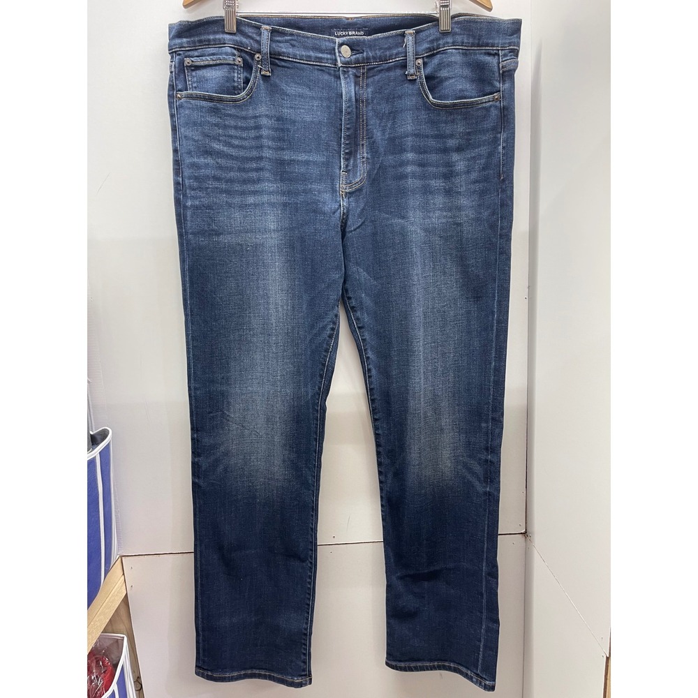 Lucky Brand 410 Athletic Slim Dark Wash Denim Jeans Mens 38x32